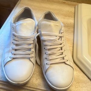 Men’s Saint Laurent size 12 white sneaker